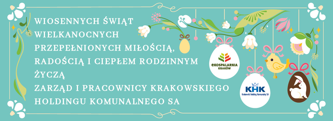 Wiosennych Świąt Wielkanocnych!