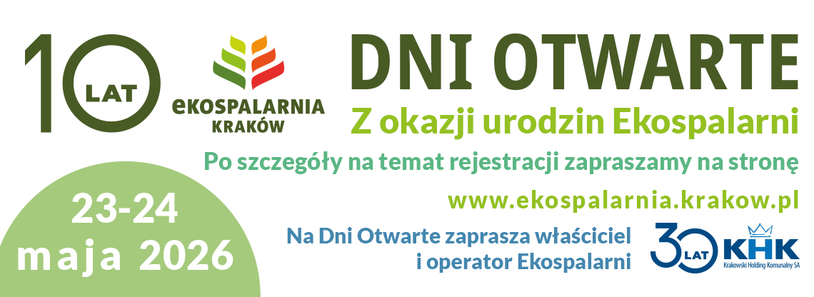 Urodzinowe Dni Otwarte Ekospalarni Kraków przed nami